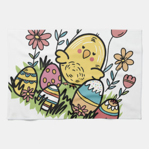 Happy Easter Kitchen Towels: Festive and Fun Desig Tea Towel