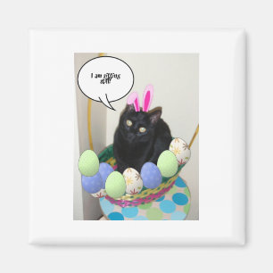 Happy Easter Kitty Magnet