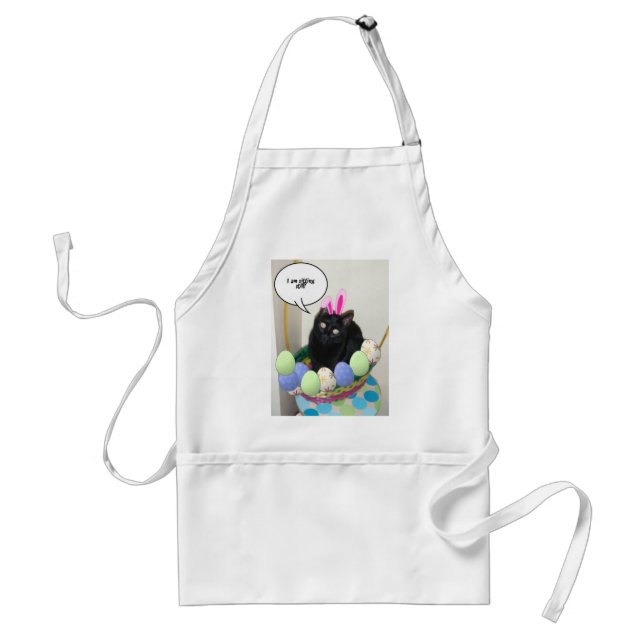 Happy Easter Kitty Standard Apron (Front)