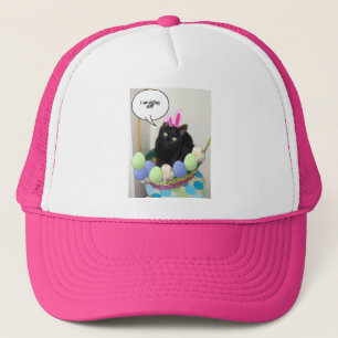 Happy Easter Kitty Trucker Hat