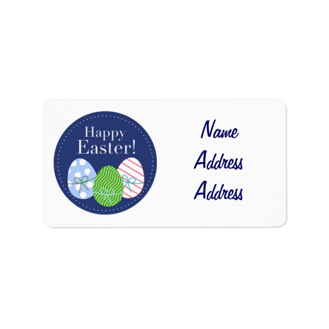 Happy Easter Label (Front)
