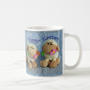Happy Easter Lambs Coffee Mug