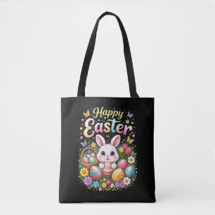 Happy Easter Little Bunny Tote Bag