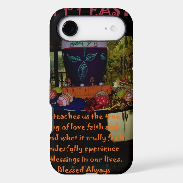 Happy Easter Love Faith and Hope Wishes (Back)