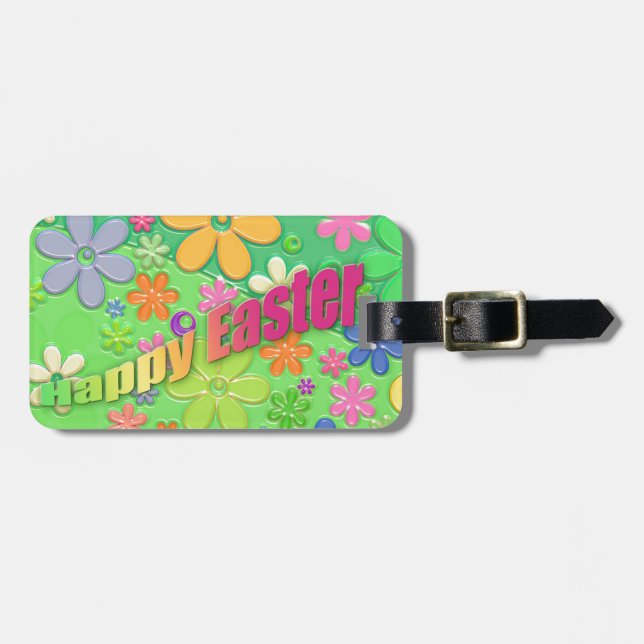 happy easter luggage tag (Front Horizontal)