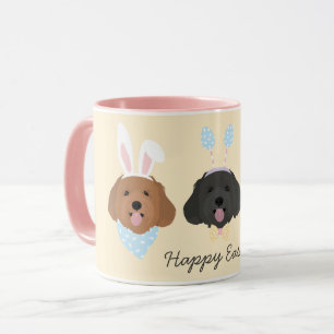 Happy Easter Maltipoo Dogs Mug