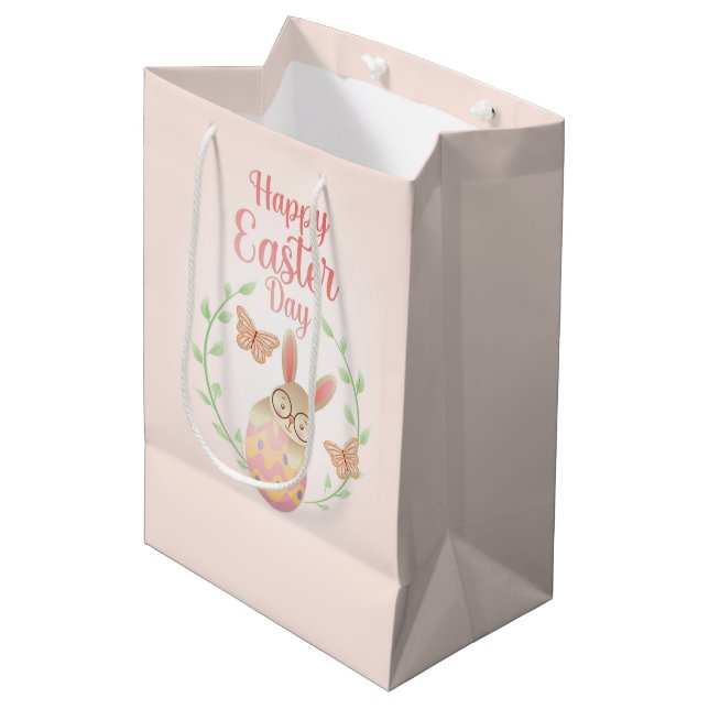 Happy Easter  Medium Gift Bag (Front Angled)