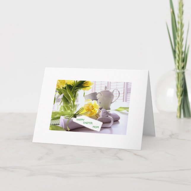 HAPPY EASTER MOM FROM YOUR FAMILY HOLIDAY CARD (Front)