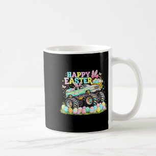 Happy Easter Monster Truck Bunny Ears Easter Eggs Coffee Mug