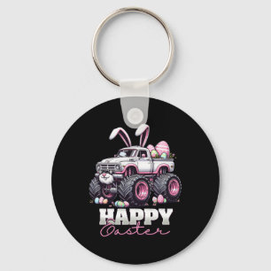 Happy Easter Monster Truck Easter Bunny Monster Tr Key Ring