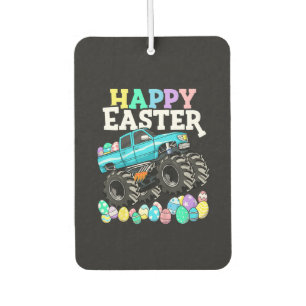Happy Easter Monster Truck Easter Eggs Car Air Freshener