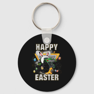 Happy Easter Monster Truck Easter Eggs Toddler Kid Key Ring