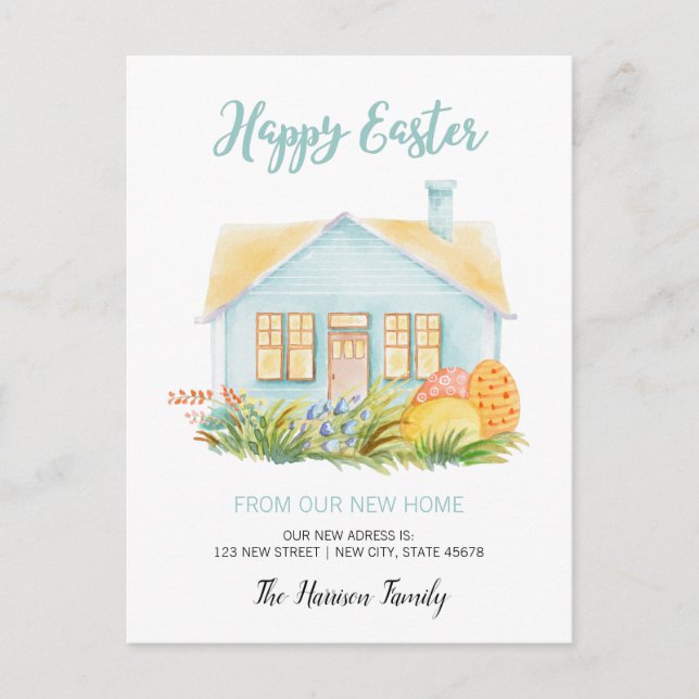 Happy Easter Moving Announcement (Front)