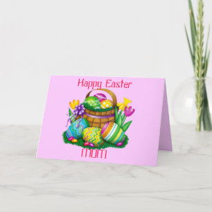 Happy Easter Mum Card (Fully Customisable)