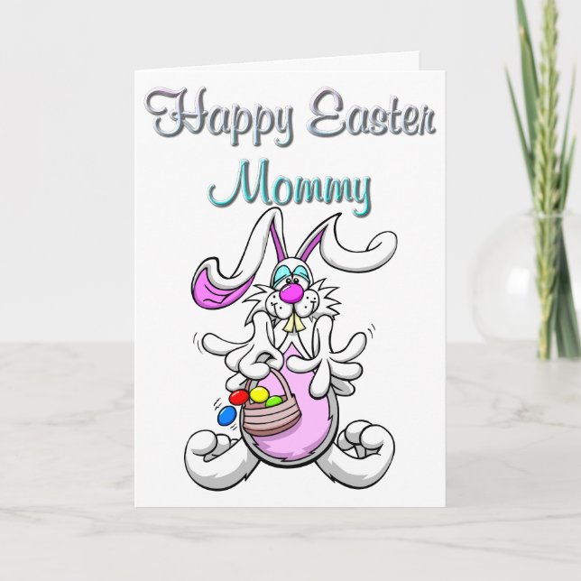 Happy Easter Mummy Greeting Card (Front)