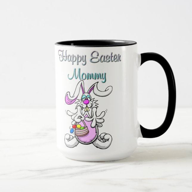 Happy Easter Mummy Ringer Mug (Right)