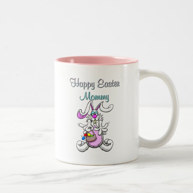 Happy Easter Mummy Two Tone Mug (Right)