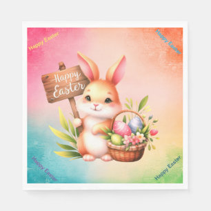 Happy Easter Napkin