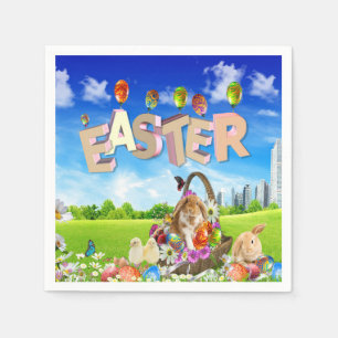 Happy Easter Napkin