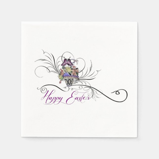 Happy Easter Napkin (Front)