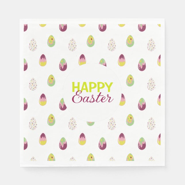 Happy Easter. Napkin (Front)