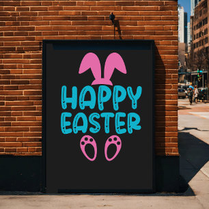 Happy Easter. Nature Poster