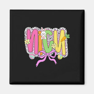 Happy Easter Nicu Nurse Coquette Bow Bunny Eggs Wo Magnet