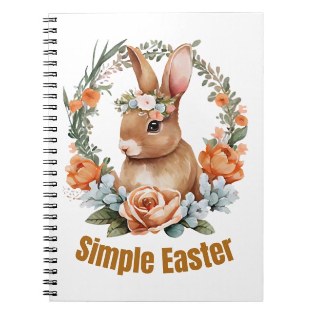 happy easter     notebook (Front)