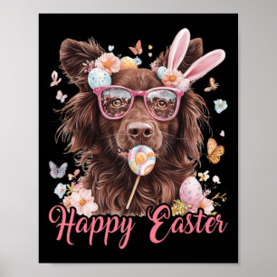 Happy Easter Nova Scotia Duck Tolling Retriever Do Poster