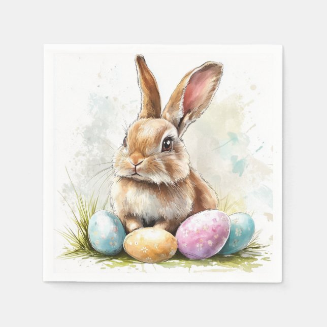 Happy Easter Paper Napkin (Front)