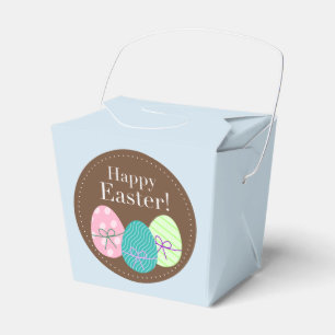 Happy Easter Party Favour Box With Eggs