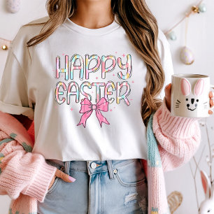 Happy Easter Pastel Brushstroke  T-Shirt