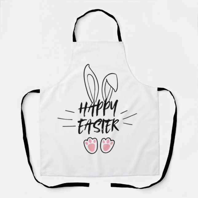 Happy Easter pattern Apron (Front)