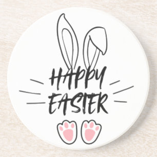 Happy Easter pattern Coaster