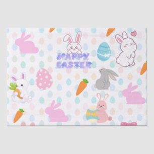 Happy Easter pattern Tissue Paper