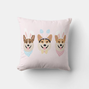 Happy Easter Pembroke Welsh Corgi Dogs Cushion