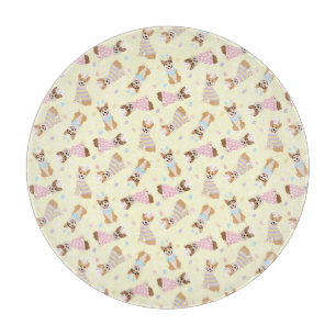 Happy Easter Pembroke Welsh Corgi Dogs Cutting Board