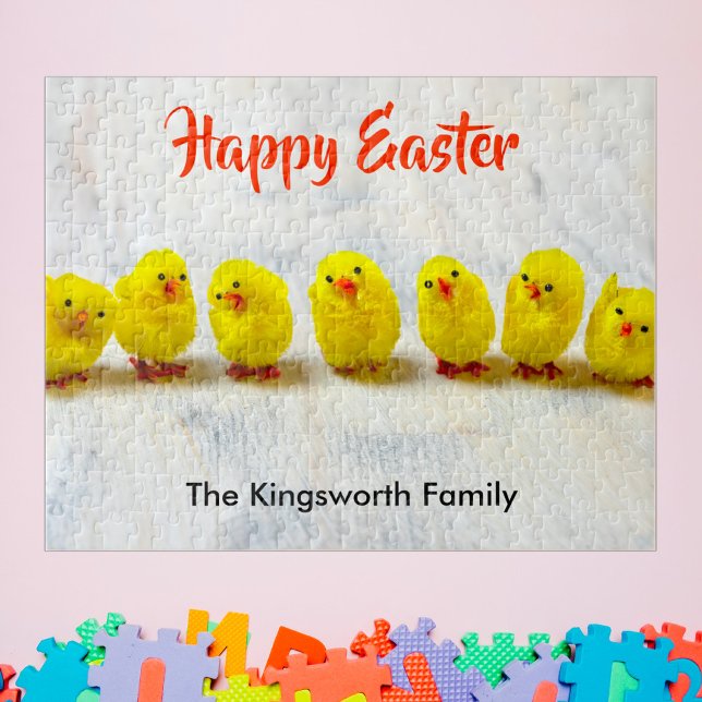 Happy Easter personalised Jigsaw Puzzle (Creator Uploaded)