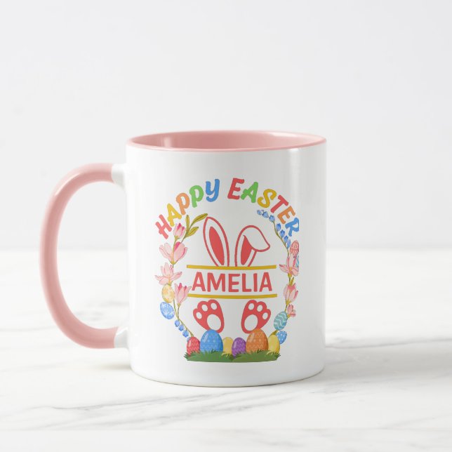 Happy Easter Personalized  Mug (Left)