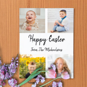 Happy Easter Photo Collage Card