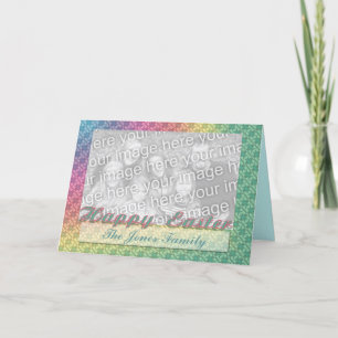 Happy Easter photo frame Holiday Card