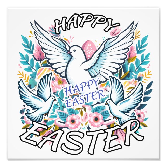 Happy Easter Photo Print (Front)