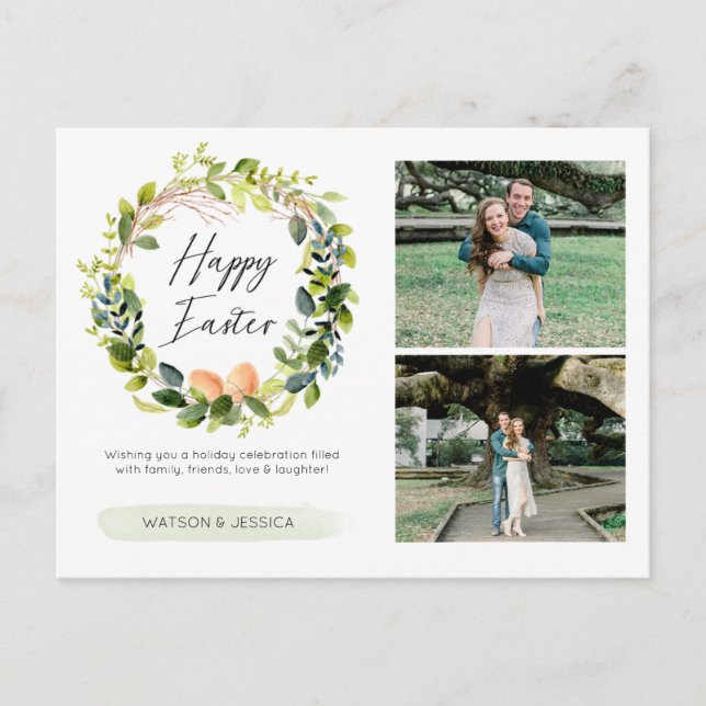 Happy Easter Picture Postcard (Front)