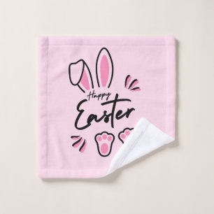 Happy Easter (Pink) Bath Towel Set