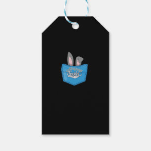 Happy Easter Pop Peeking Bunny Gift Tags