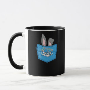 Happy Easter Pop Peeking Bunny Mug