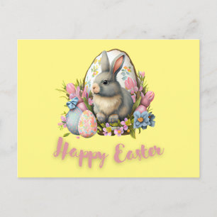 Happy Easter postcard 