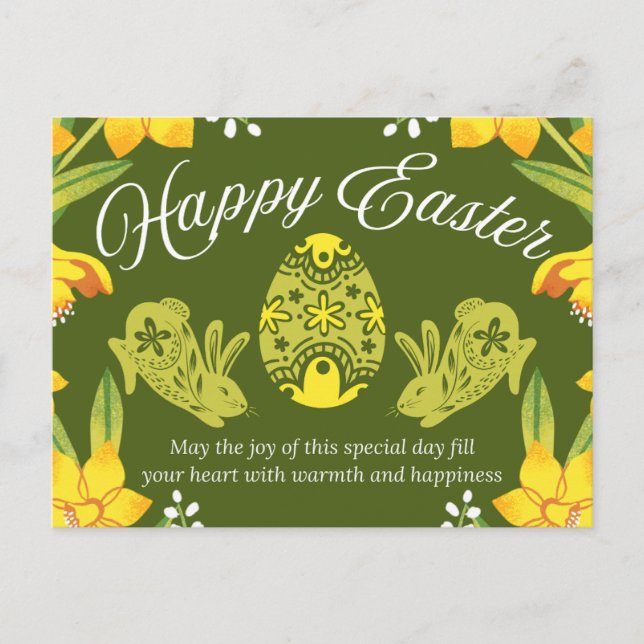 Happy Easter  Postcard (Front)