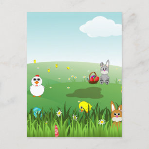 Happy Easter Postcard