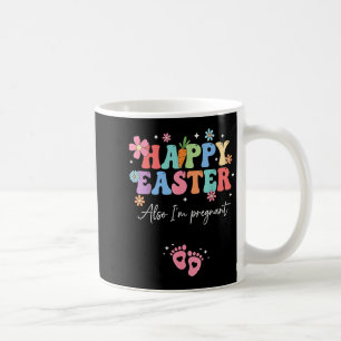 Happy Easter Pregnancy Announcement New Mum Coffee Mug